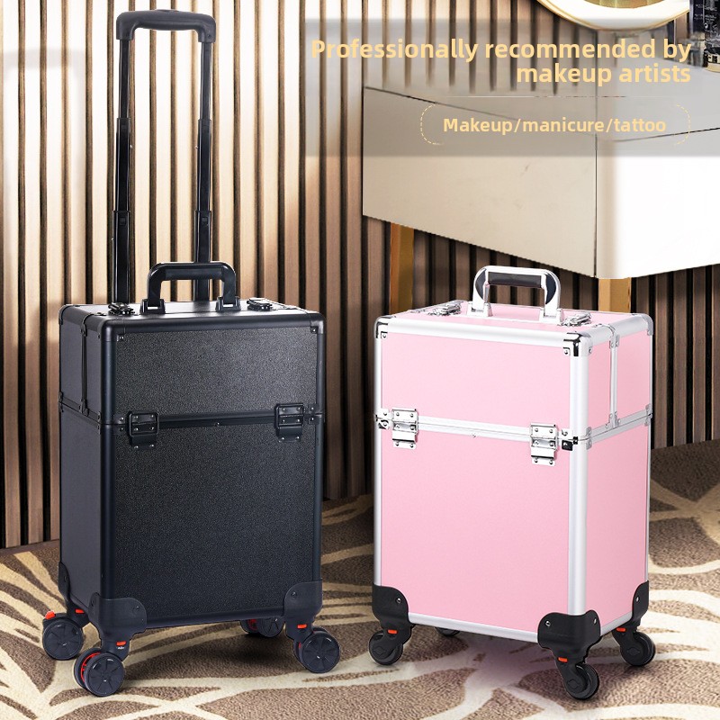 Beauty In Makeup - Professional Nail Art Case Rolling Makeup
