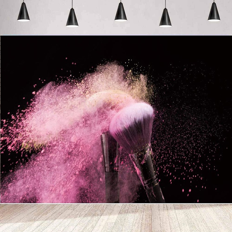 Beauty Halloween Makeup - Makeup Beauty Photography Backdrop Gold Purple