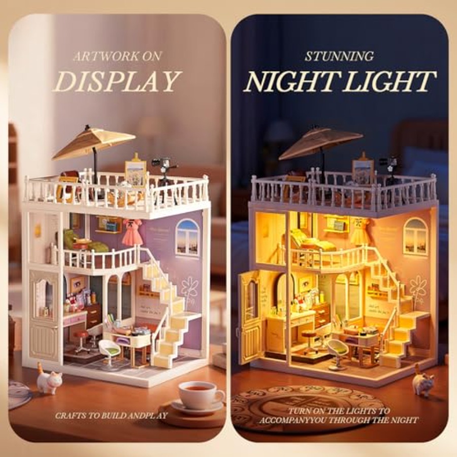 Beauty Halloween Makeup - DIY Miniature House Kit Beauty Salon