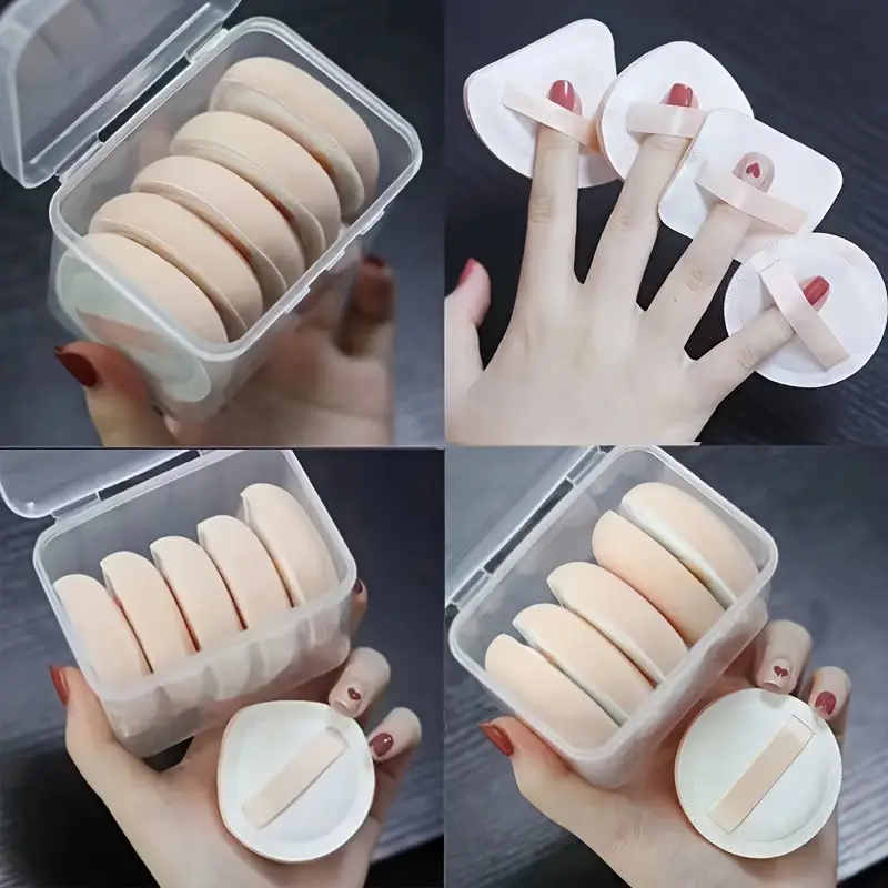 Beauty Bay Makeup - 5pcs Portable Foundation Powder Puffs Drop