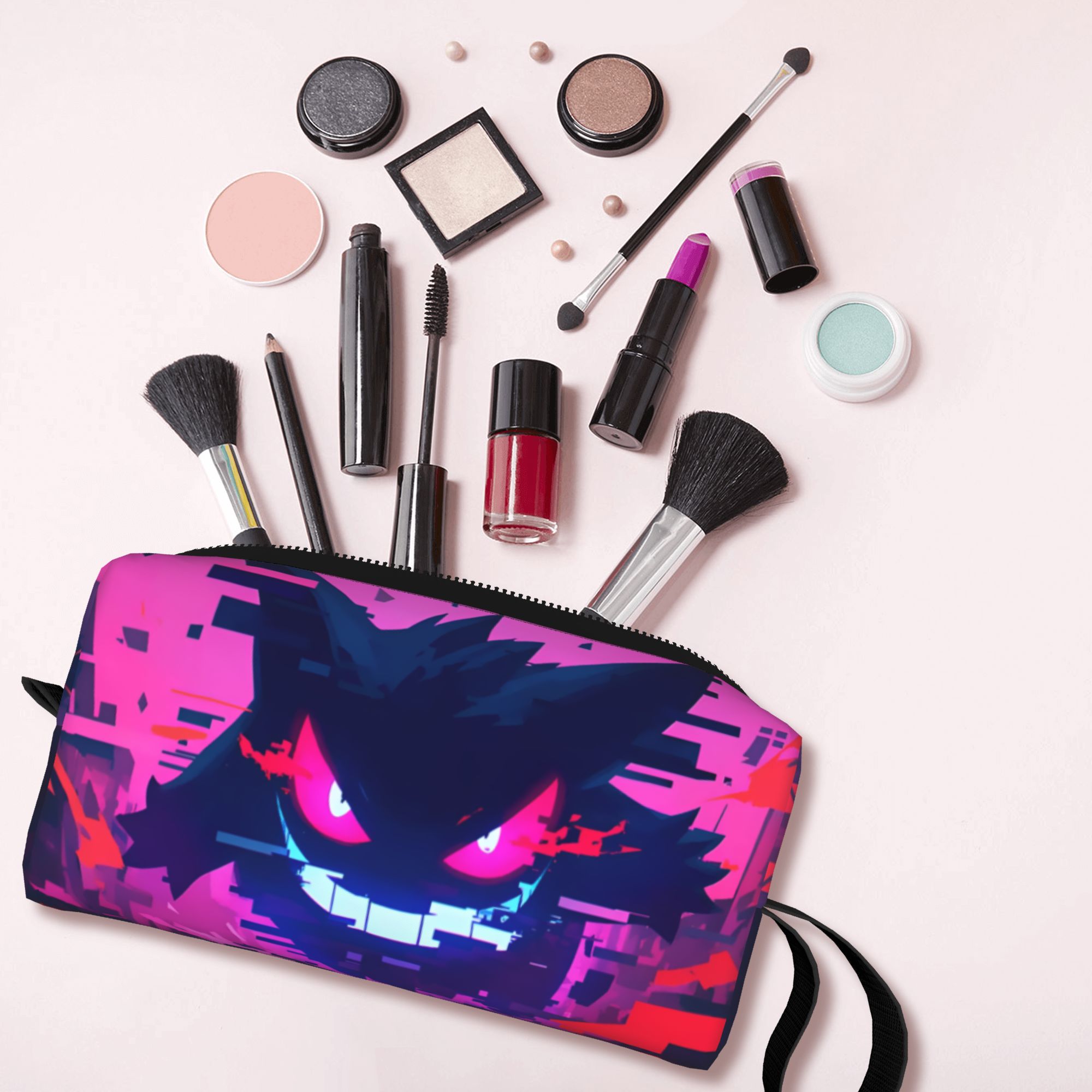 Beauty No Makeup - Custom Pokemoned Gengars Cosmetic Bag Women