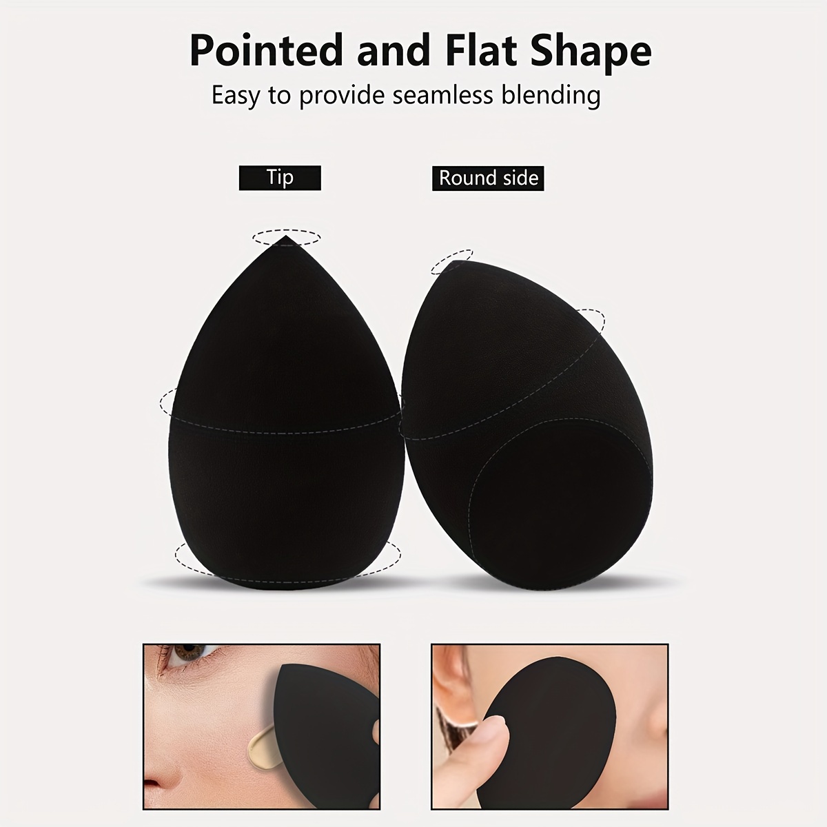 8 Pcs Beauty Egg Makeup Sponge - Beauty Bay Makeup reseña y precio