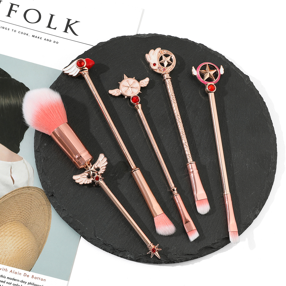 Sailor Moon Makeup Brushes Set - Beauty No Makeup reseña y precio
