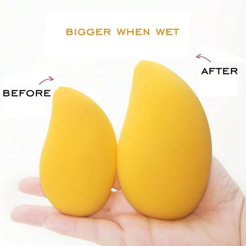 12/2pcs Mango Shape Soft Makeu - Beauty Bay Makeup reseña y precio