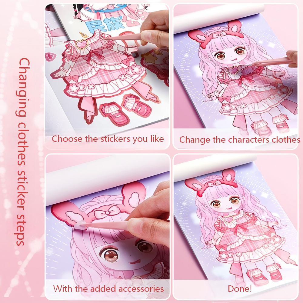 Super Cute Dress Up Stickers f - Beauty Makeup Kids reseña y precio