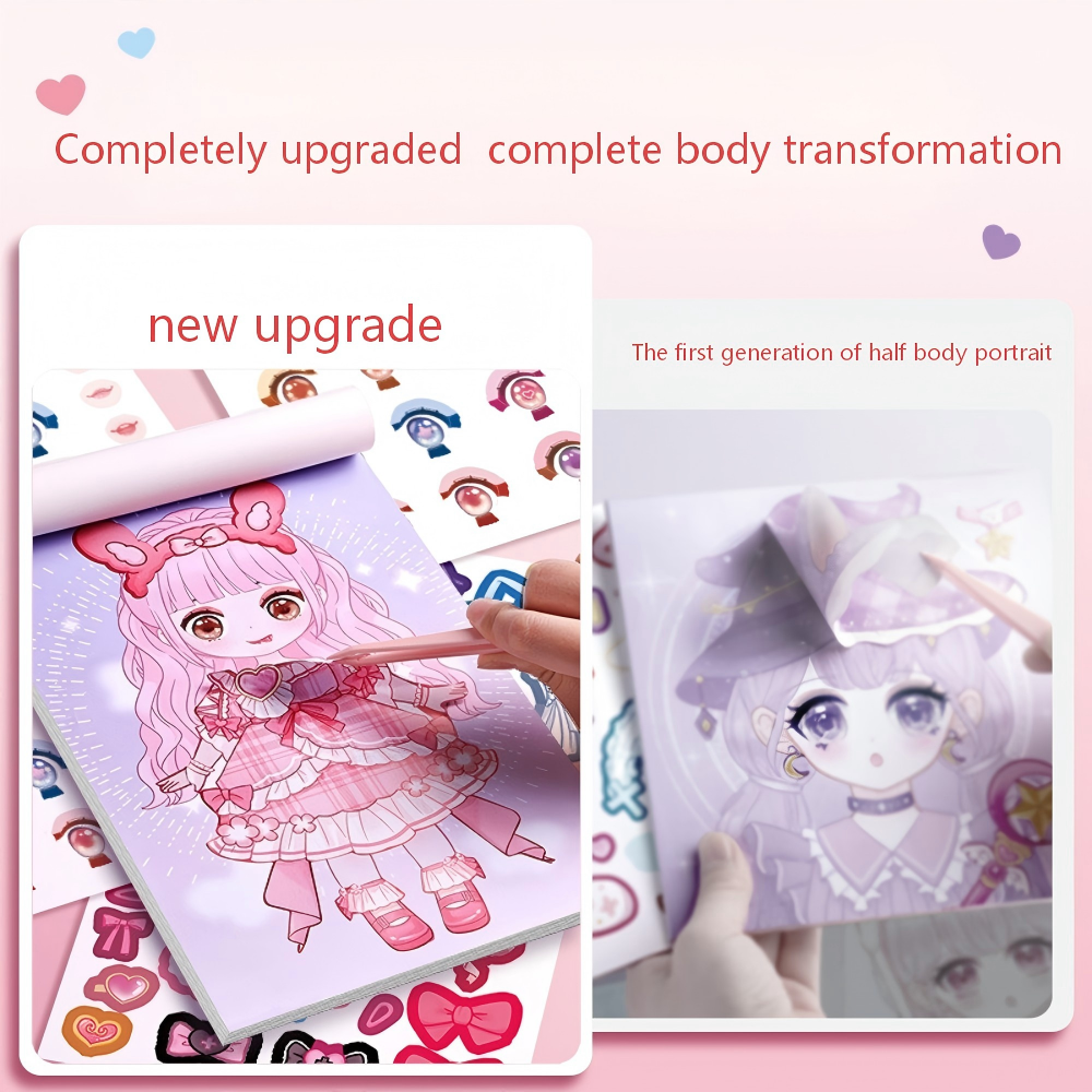 Super Cute Dress Up Stickers f - Beauty Makeup Kids reseña y precio