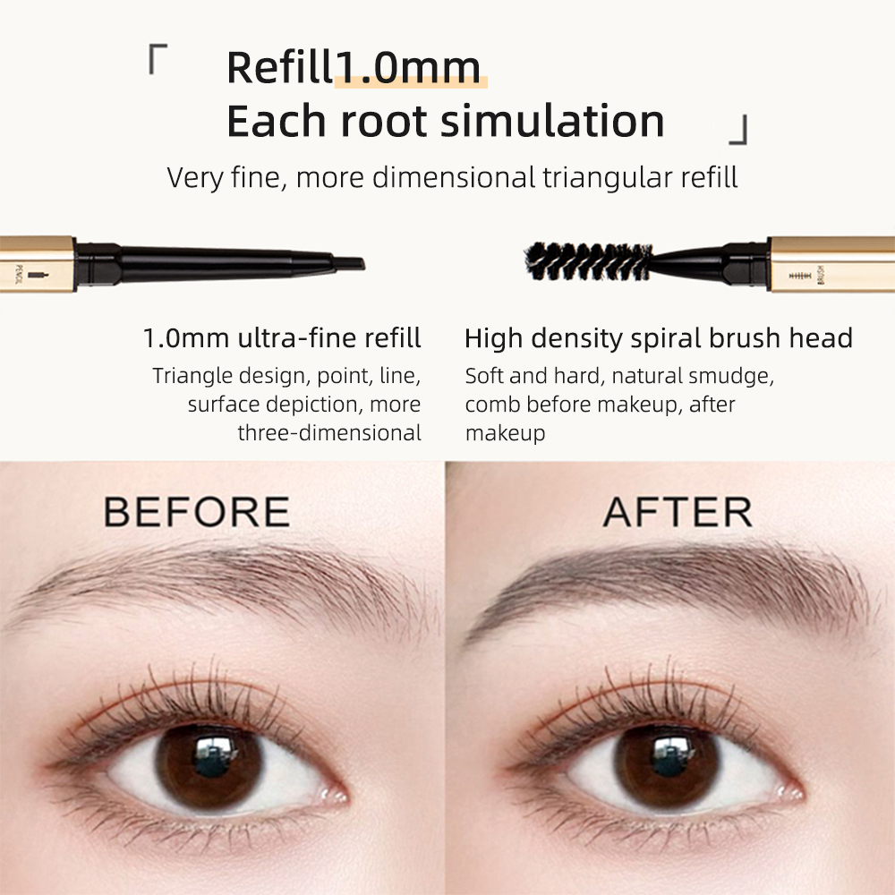 5 Colors EyeBrow Pen Make-up f - Eyebrow Pomade Pencil reseña y precio