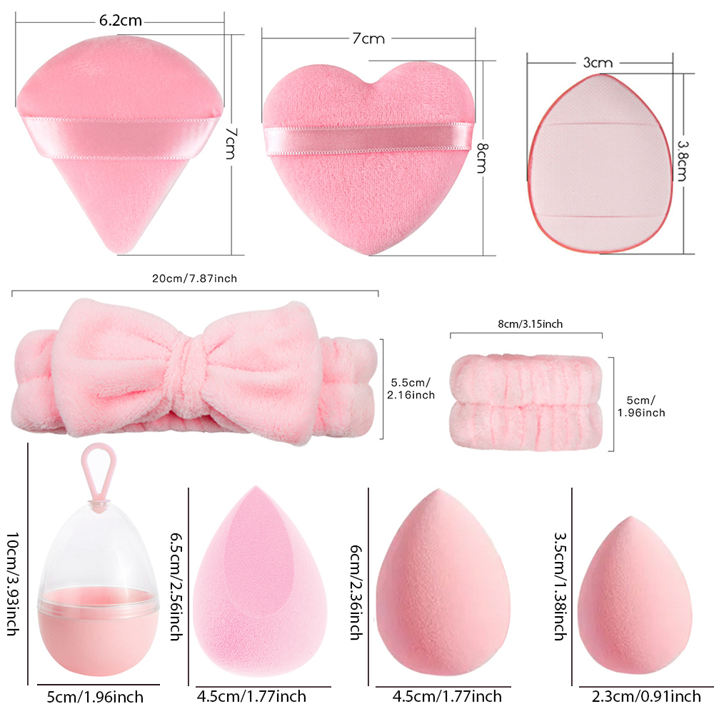 17Pcs Makeup Sponge Blender Se - Beauty Bay Makeup reseña y precio