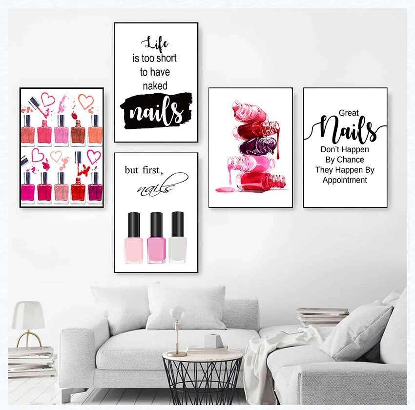 Art Posters and Prints Nail Te - Beauty Of Makeup Quotes reseña y precio