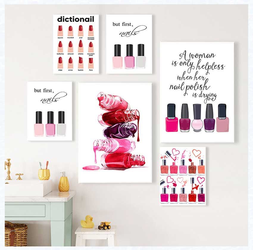 Art Posters and Prints Nail Te - Beauty Of Makeup Quotes reseña y precio