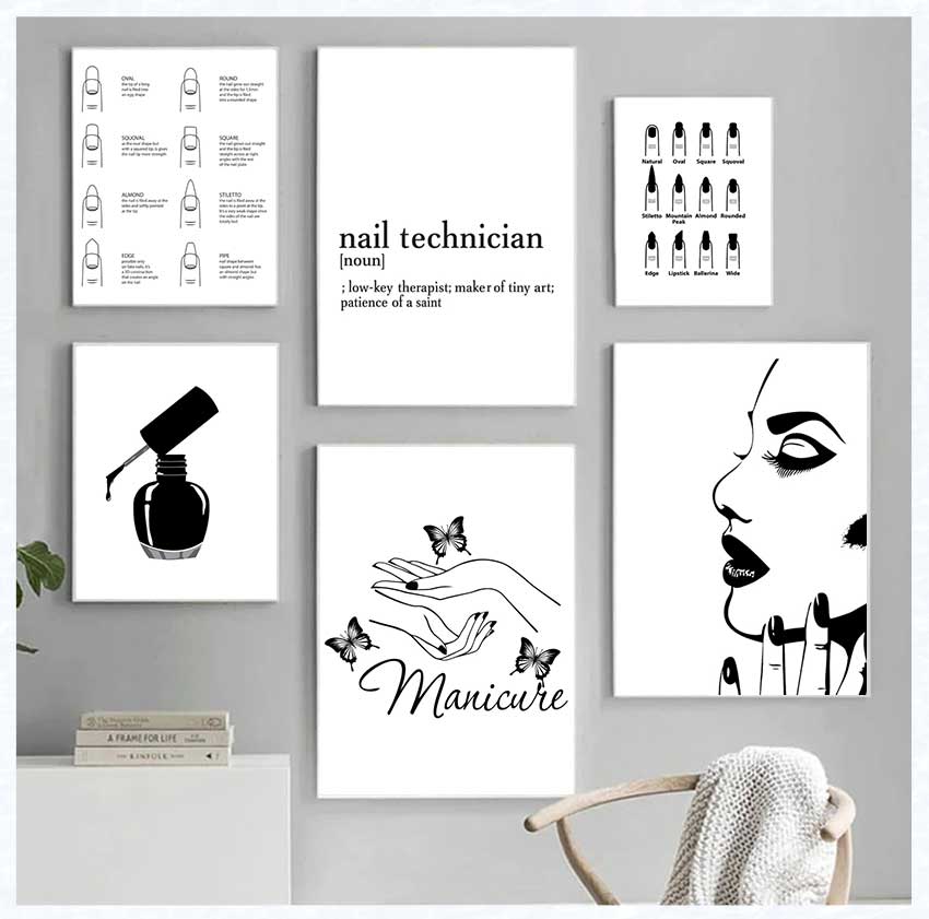 Art Posters and Prints Nail Te - Beauty Of Makeup Quotes reseña y precio
