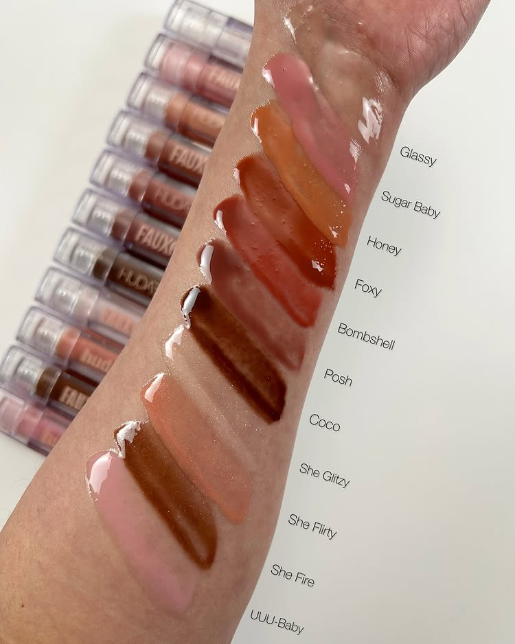 Hot Rare Lip Gloss Multicolor  - Beauty Huda Makeup reseña y precio