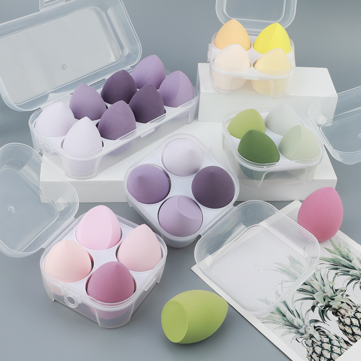 4/8pcs Makeup Sponge Blender B - Beauty Bay Makeup reseña y precio