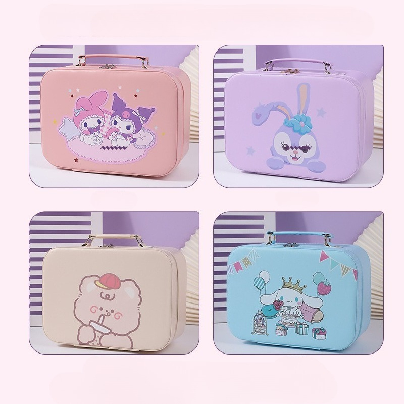Sanrio Large Capacity Cartoon  - Beauty Makeup Vanity reseña y precio