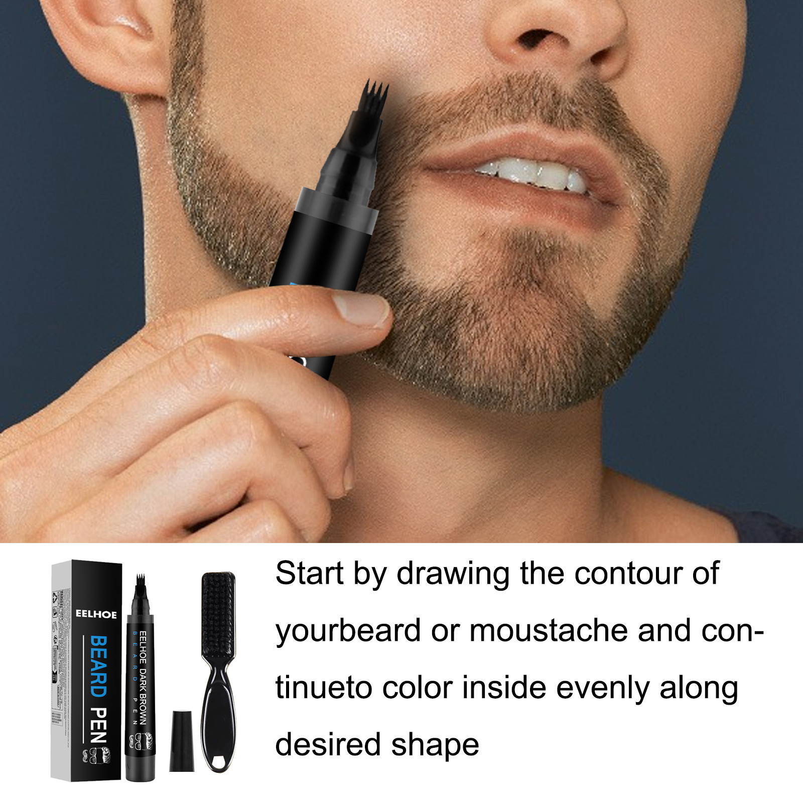 Beard Fillering Pen Kit Thicke - Beauty In Makeup reseña y precio