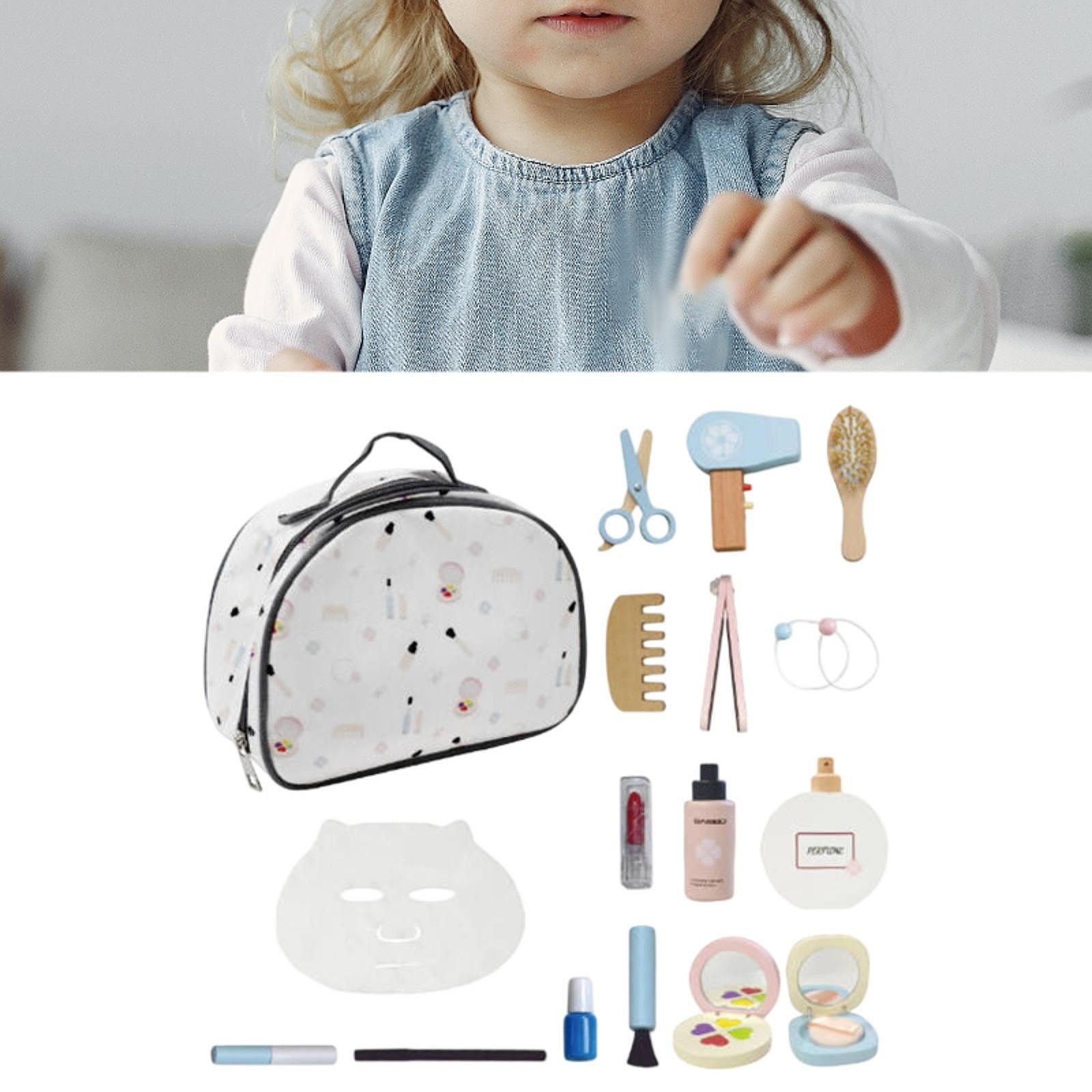 Wooden Makeup Toy Set Role Pla - Beauty Makeup Game reseña y precio