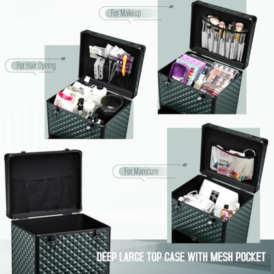 Nail Trolley Cart with 3 Drawe - Beauty In Makeup reseña y precio