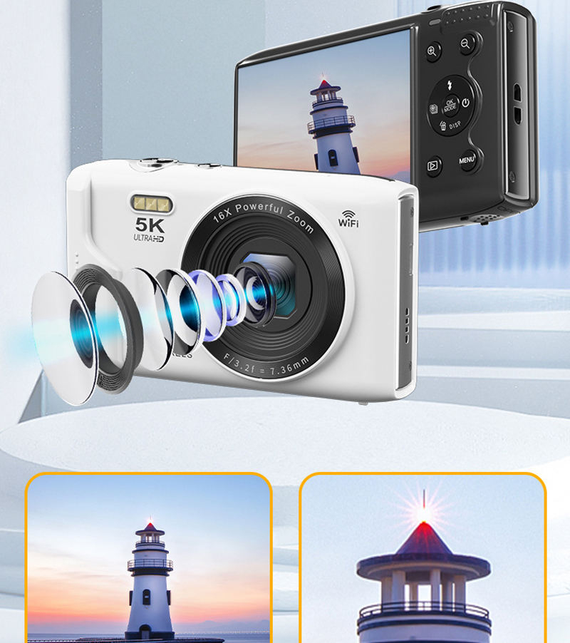 5K Student Camera Cheap Price  - Beauty Makeup Camera App reseña y precio