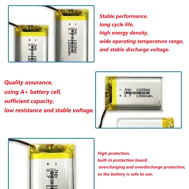 102540 3.7V 1200mAh Polymer Re - Beauty Makeup Game reseña y precio
