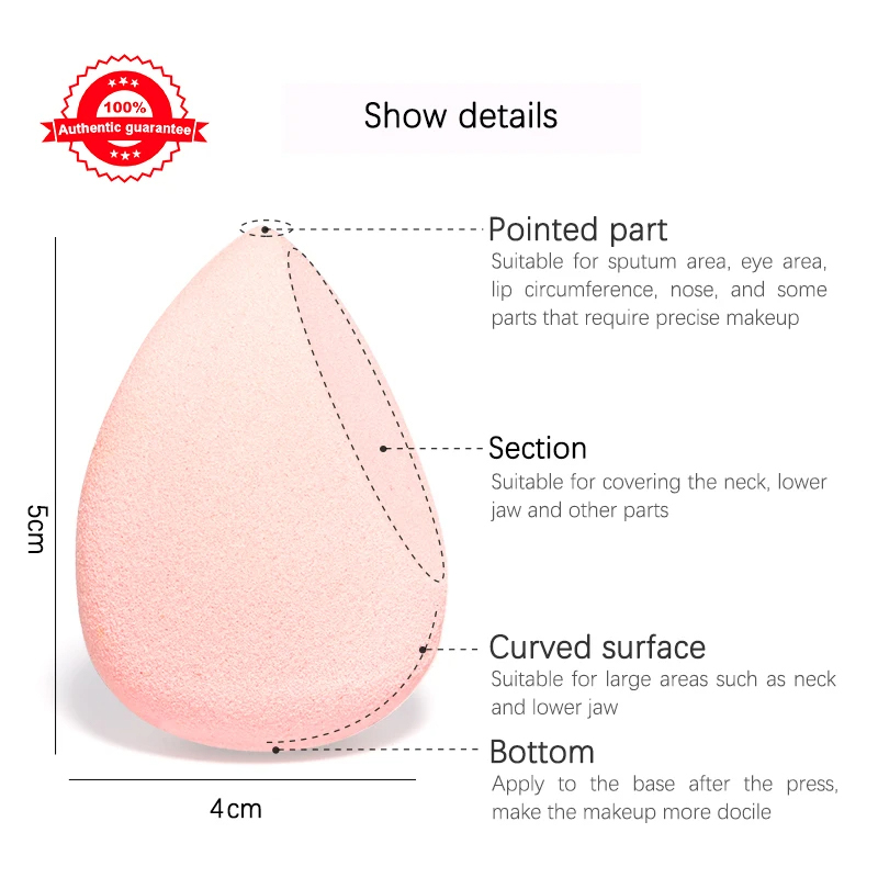 20/5/1pcs Makeup Sponge Concea - Beauty Bay Makeup reseña y precio