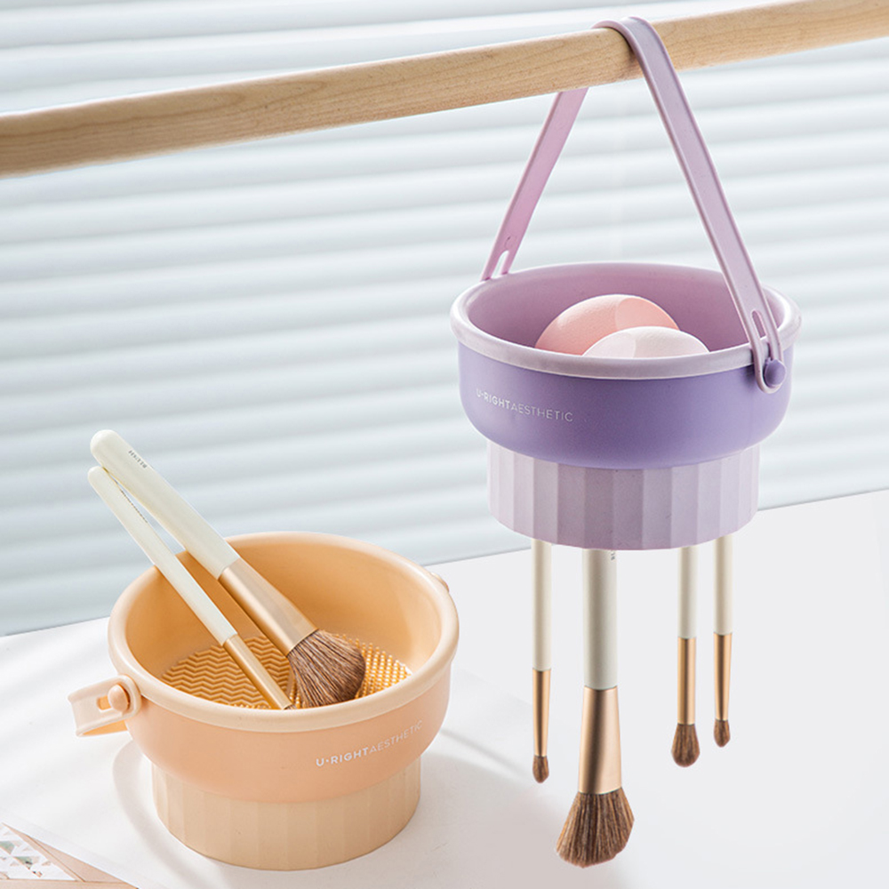 Makeup Brush Cleaning Bucket W - Beauty Makeup Vanity reseña y precio