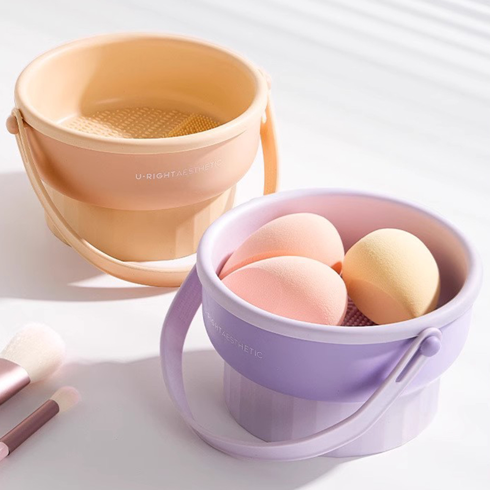 Makeup Brush Cleaning Bucket W - Beauty Makeup Vanity reseña y precio