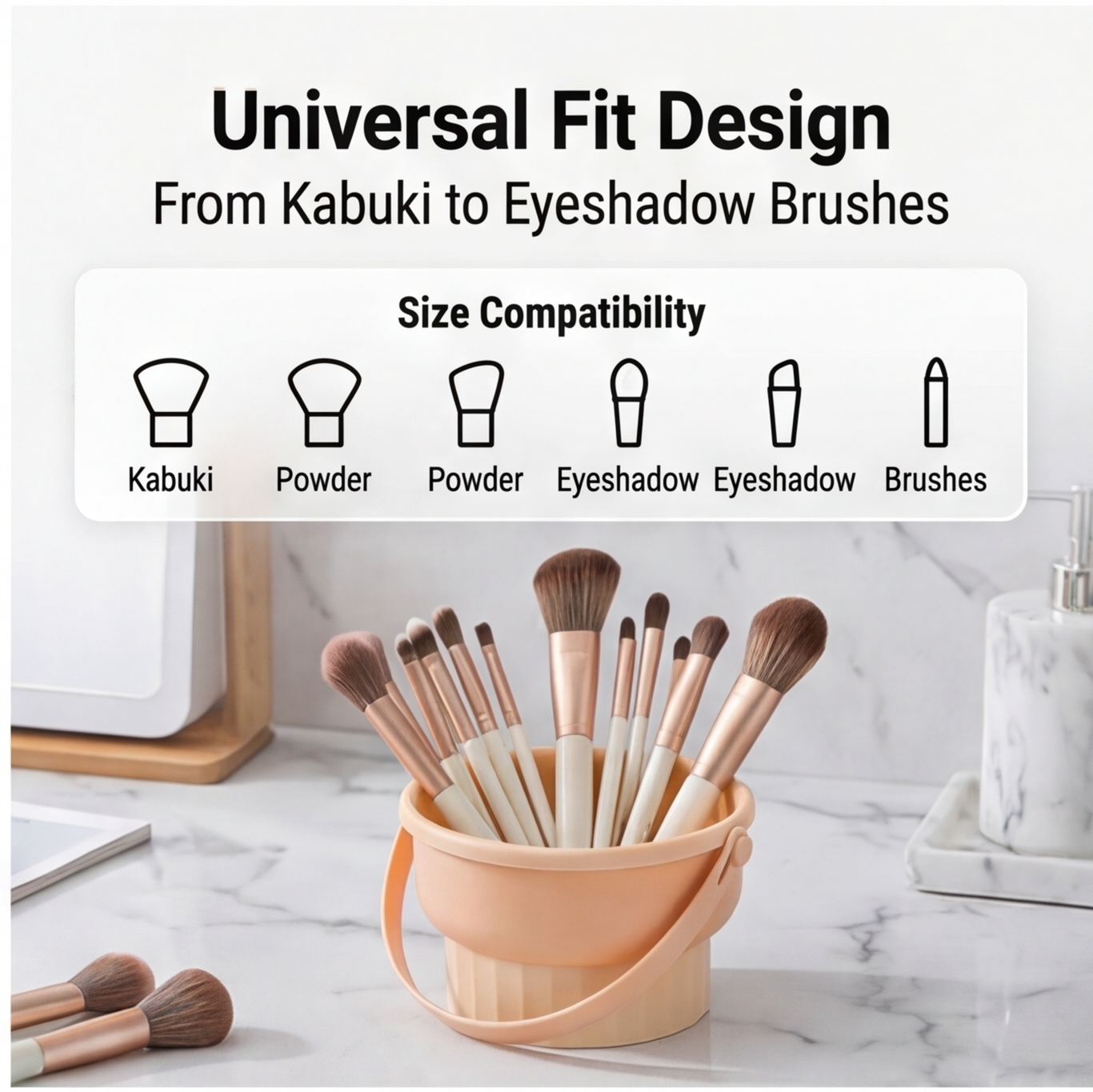 Silicone Makeup Brush Cleaning - Beauty Makeup Vanity reseña y precio