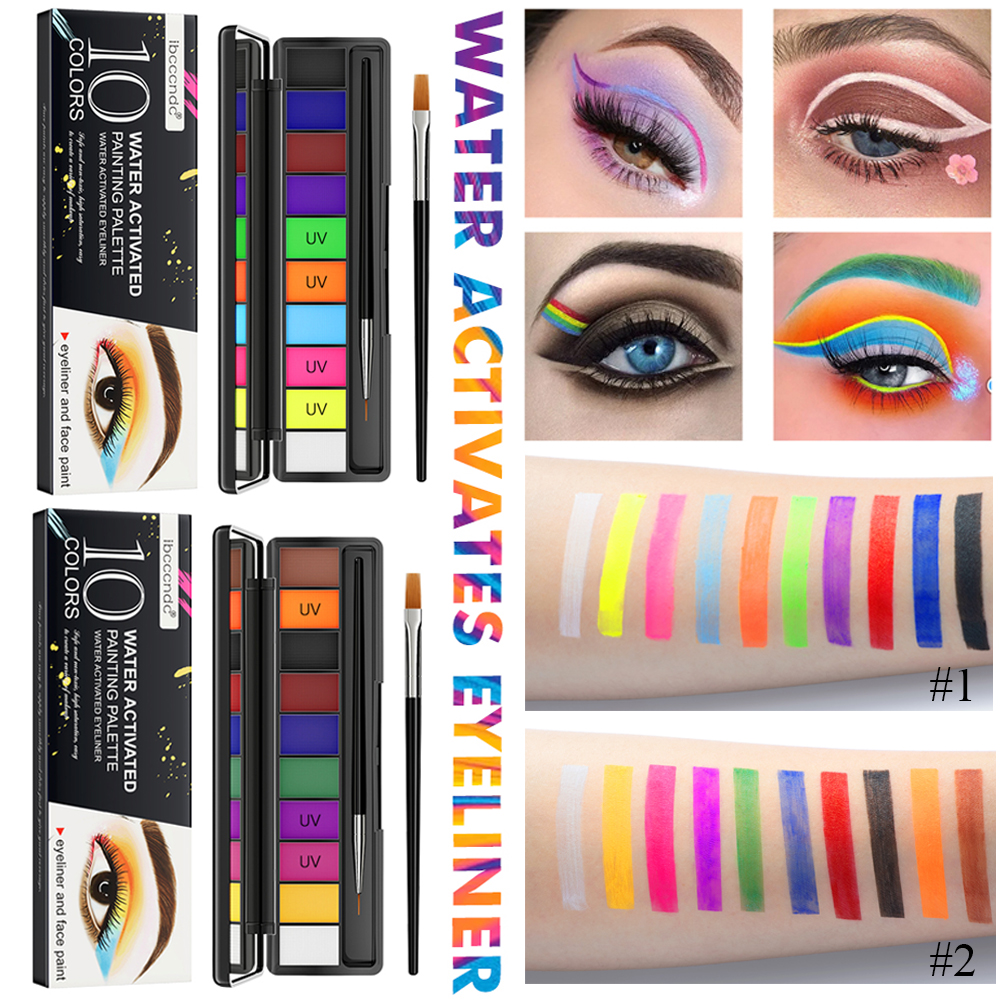 10 Colors Glow Fluorescent Neo - Beauty Halloween Makeup reseña y precio
