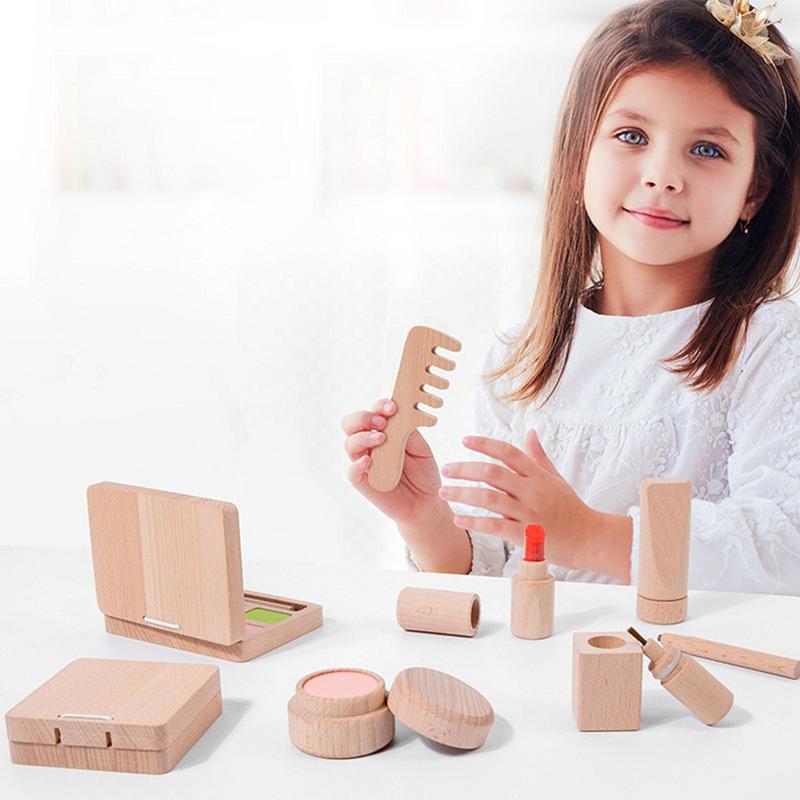 Toy Makeup Set For Girls Woode - Beauty Makeup Kids reseña y precio