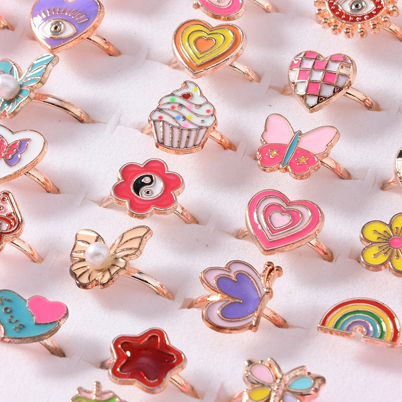 6/12/36pcs Adjustable Rings fo - Beauty Makeup Kids reseña y precio