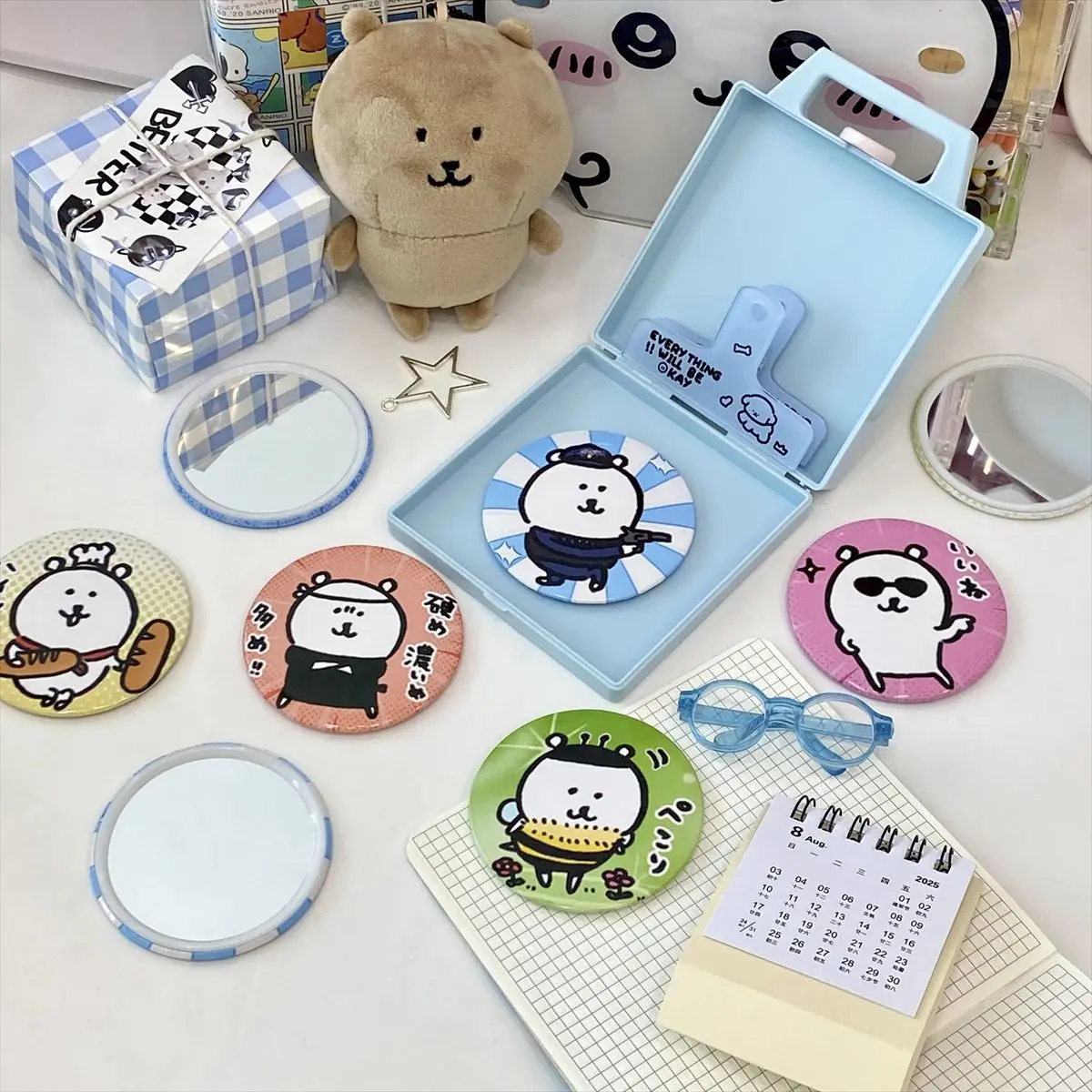 Joke Bear Round Compact Mirror - Beauty Makeup Vanity reseña y precio