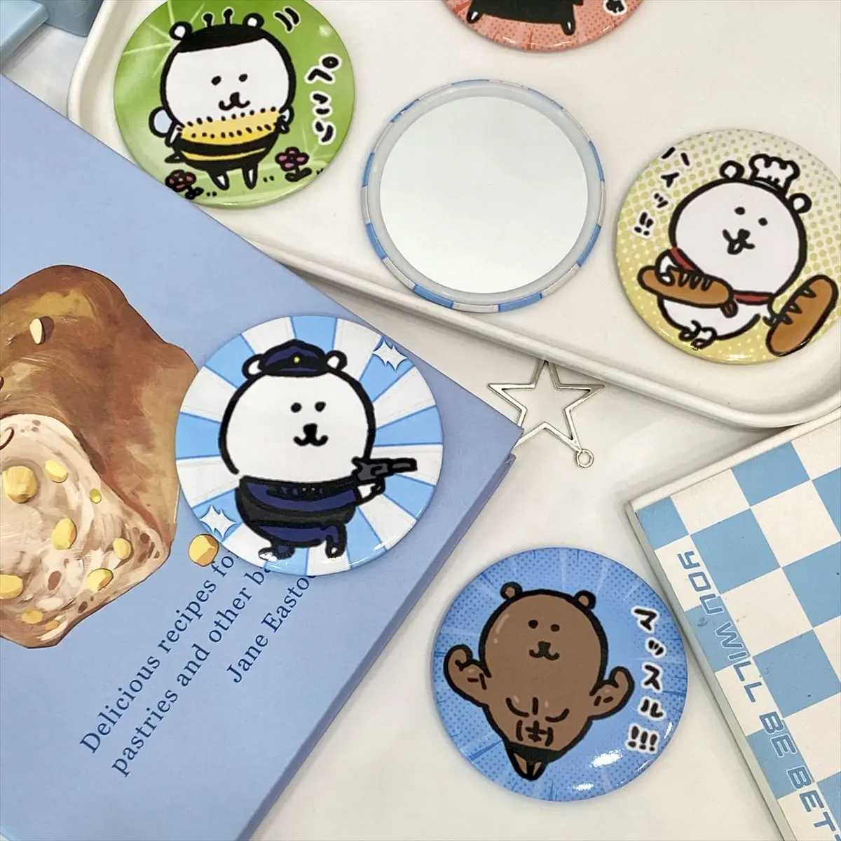 Joke Bear Round Compact Mirror - Beauty Makeup Vanity reseña y precio