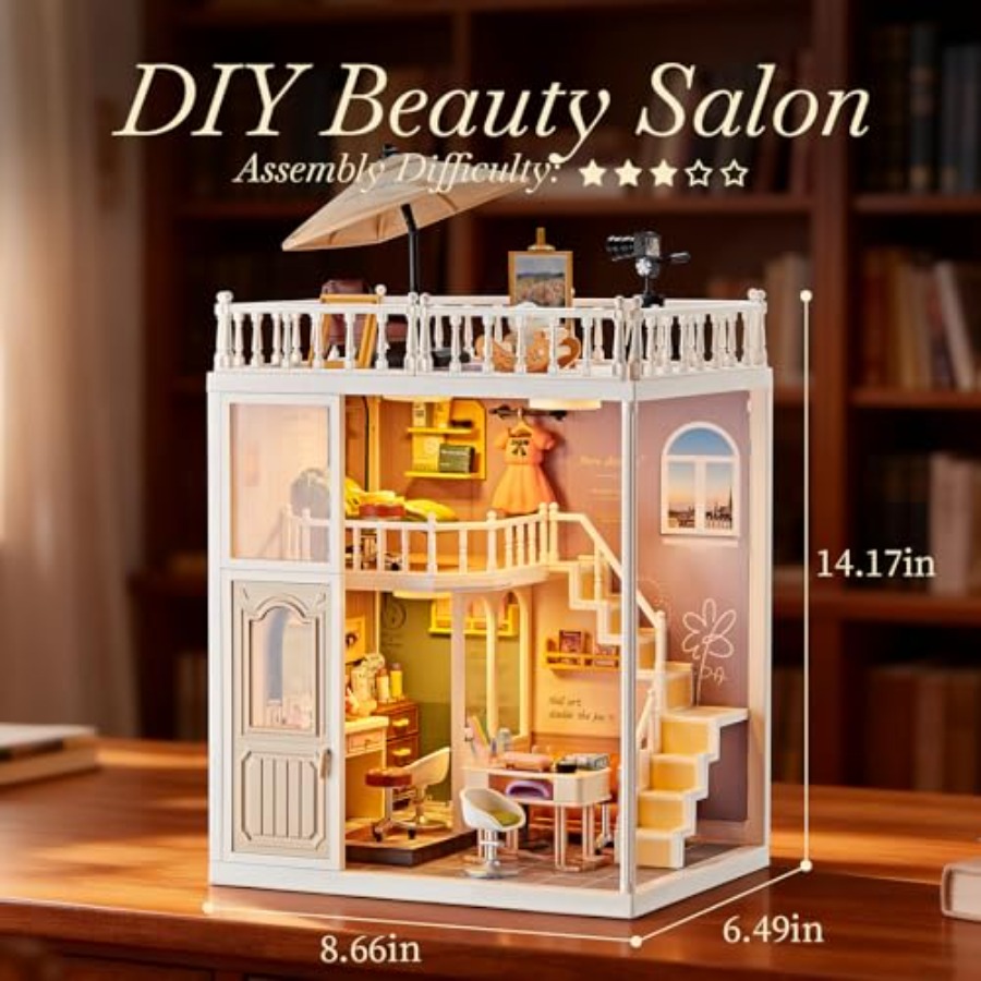 DIY Miniature House Kit Beauty - Beauty Halloween Makeup reseña y precio