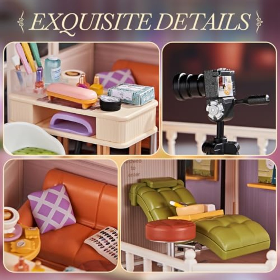 DIY Miniature House Kit Beauty - Beauty Halloween Makeup reseña y precio