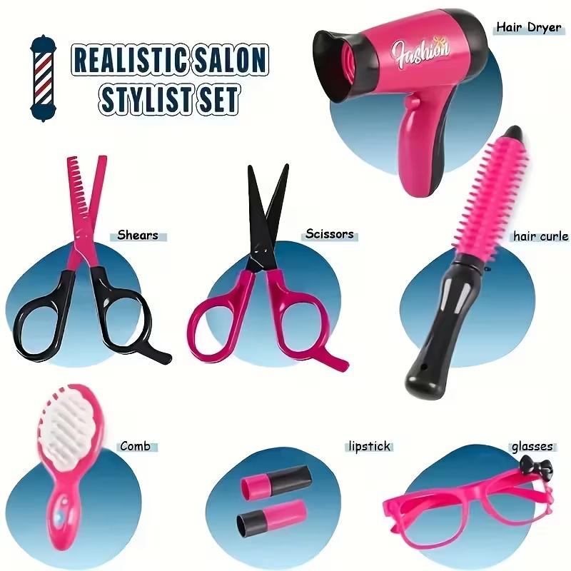 17Pcs Girls Beauty Salon Set M - Beauty Makeup Kids reseña y precio