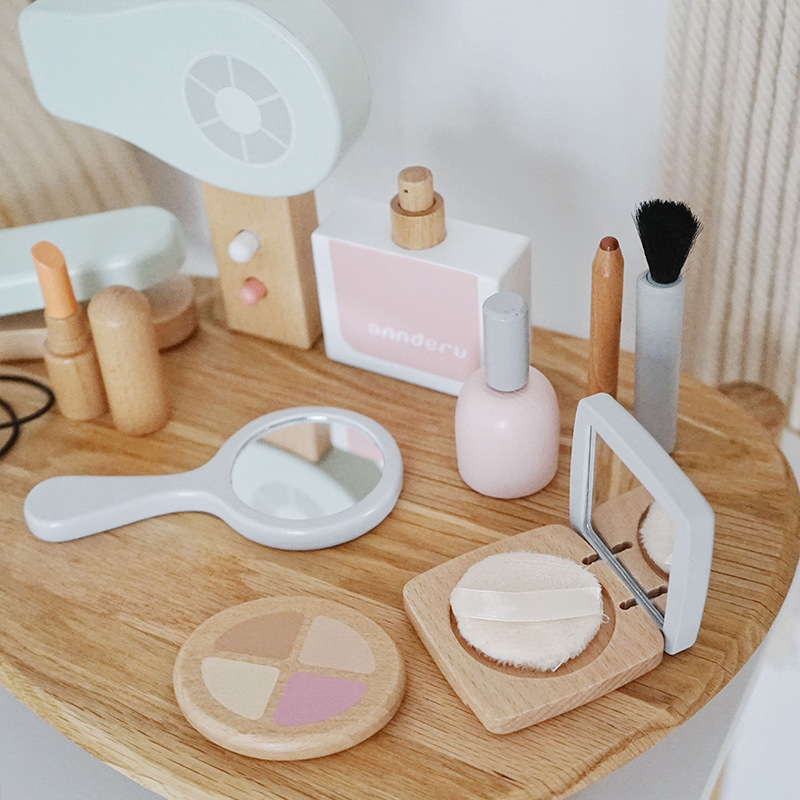 New Children Wooden Simulation - Beauty Makeup Kids reseña y precio