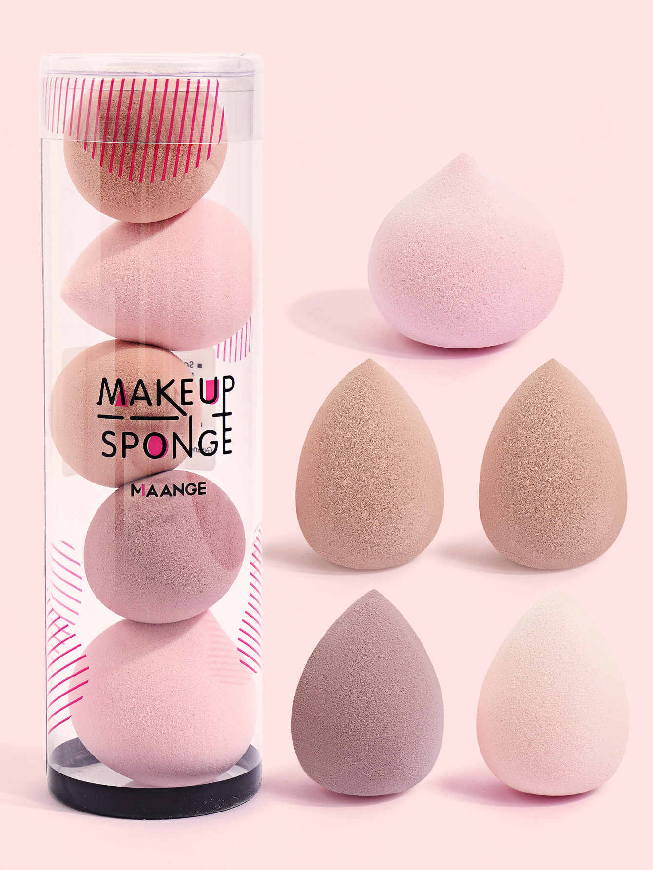 MAANGE 5PCS Makeup Sponge Blen - Beauty Bay Makeup reseña y precio