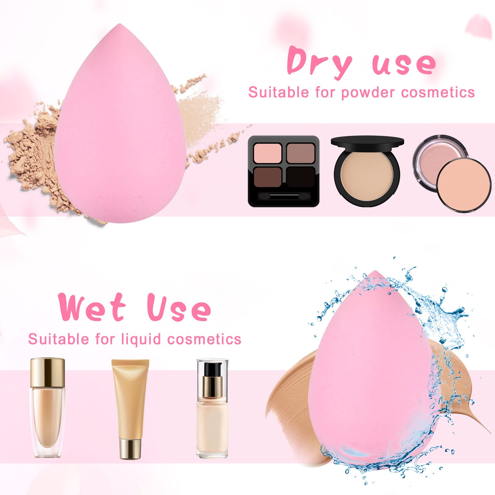15 Pcs Makeup Sponge Set, Beau - Beauty Bay Makeup reseña y precio