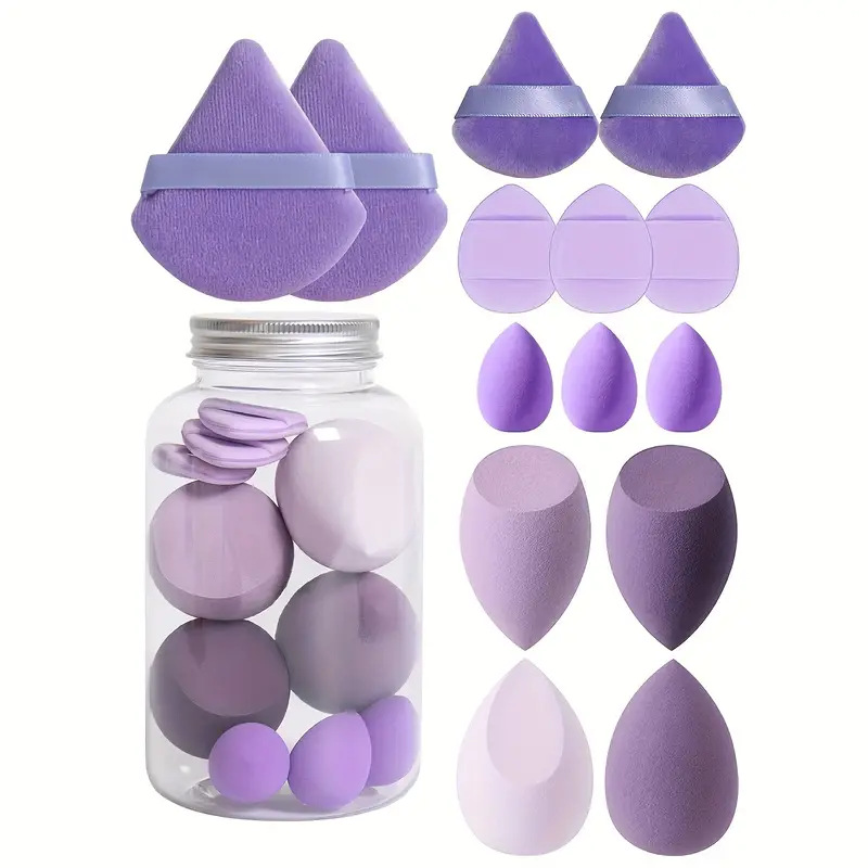 14Pcs/Set Makeup Sponge Set wi - Beauty Bay Makeup reseña y precio