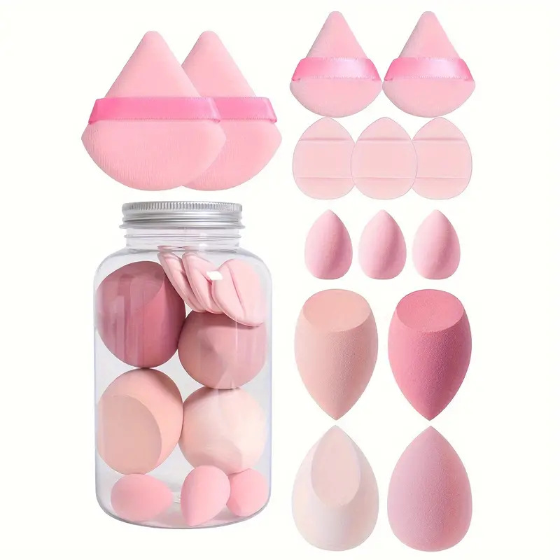 14Pcs/Set Makeup Sponge Set wi - Beauty Bay Makeup reseña y precio