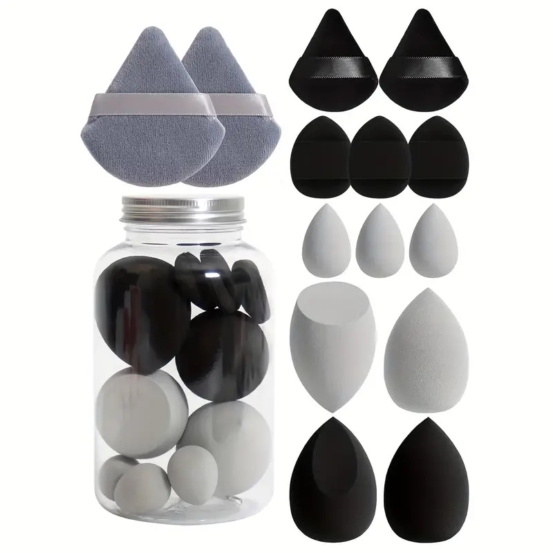 14Pcs/Set Makeup Sponge Set wi - Beauty Bay Makeup reseña y precio
