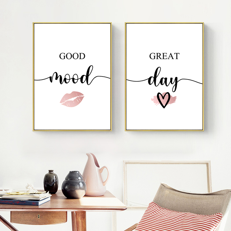Nordic Pink Woman Red Lip Nail - Beauty Of Makeup Quotes reseña y precio