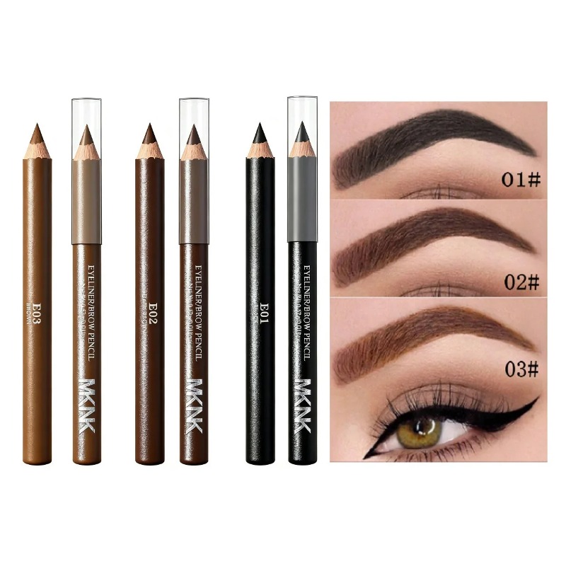 3 Colors Wooden Eyebrow Eyelin - Eyebrow Pomade Pencil reseña y precio