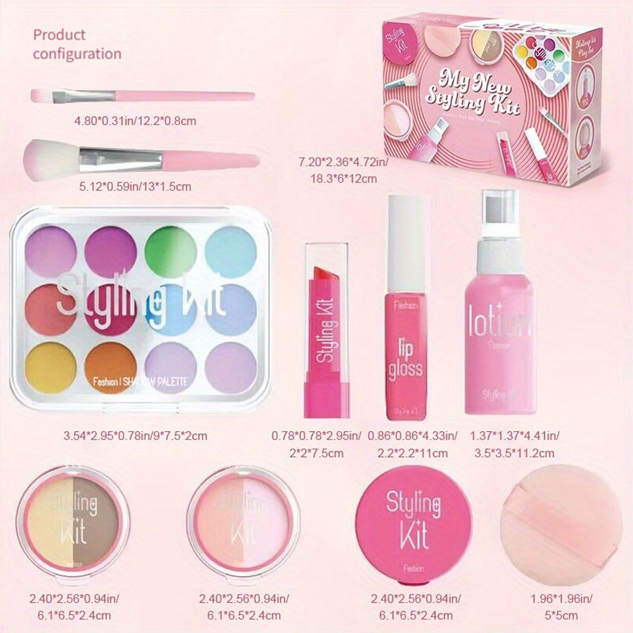 Kids Pretend Makeup Toy Set, N - Beauty Makeup Kids reseña y precio