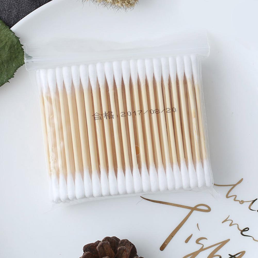 10/100pcs Disposable Cotton Sw - Beauty In Makeup reseña y precio