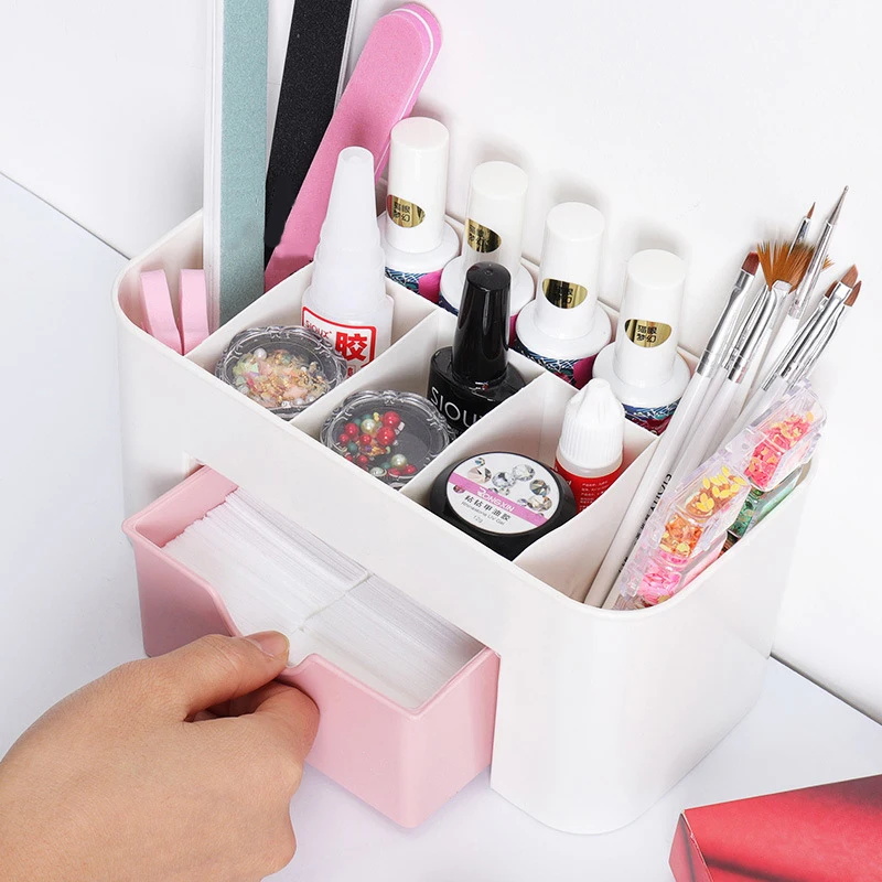 Nail Art Organizer Desktop Dra - Beauty Makeup Vanity reseña y precio