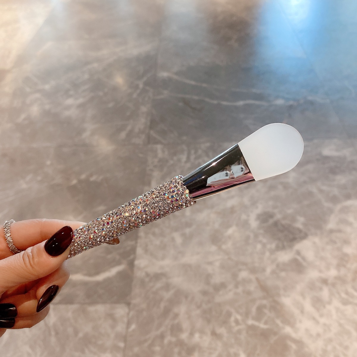Face Mask Brush Flat Soft Hair - Beauty Forever Makeup reseña y precio