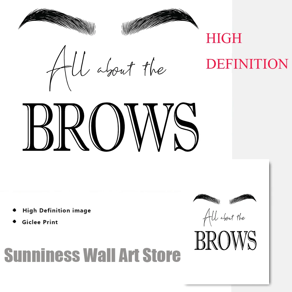 Fashion MakeUp Canvas Painting - Beauty Of Makeup Quotes reseña y precio