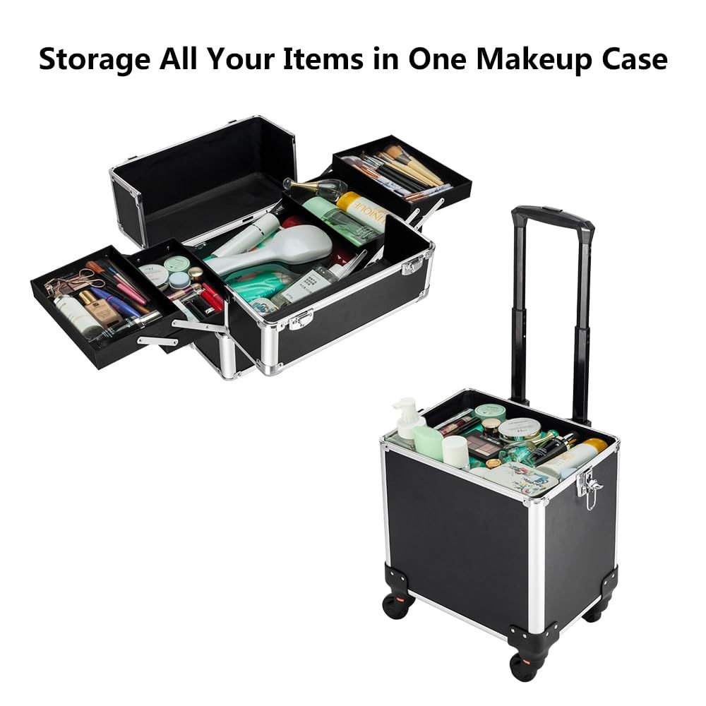 Aluminum 4-in-1 Rolling Makeup - Beauty In Makeup reseña y precio