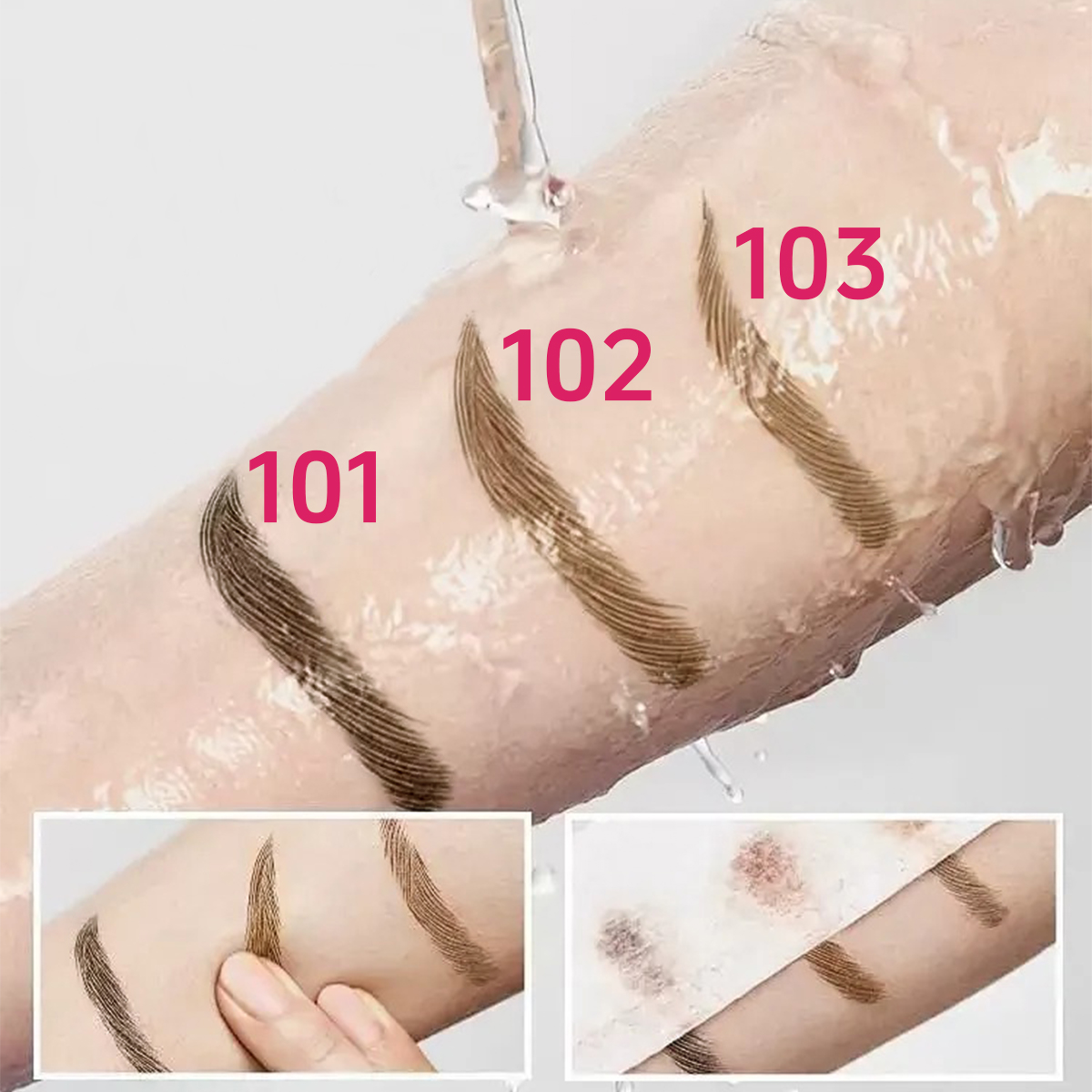 3-color Waterproof eyebrow pen - Eyebrow Pomade Pencil reseña y precio